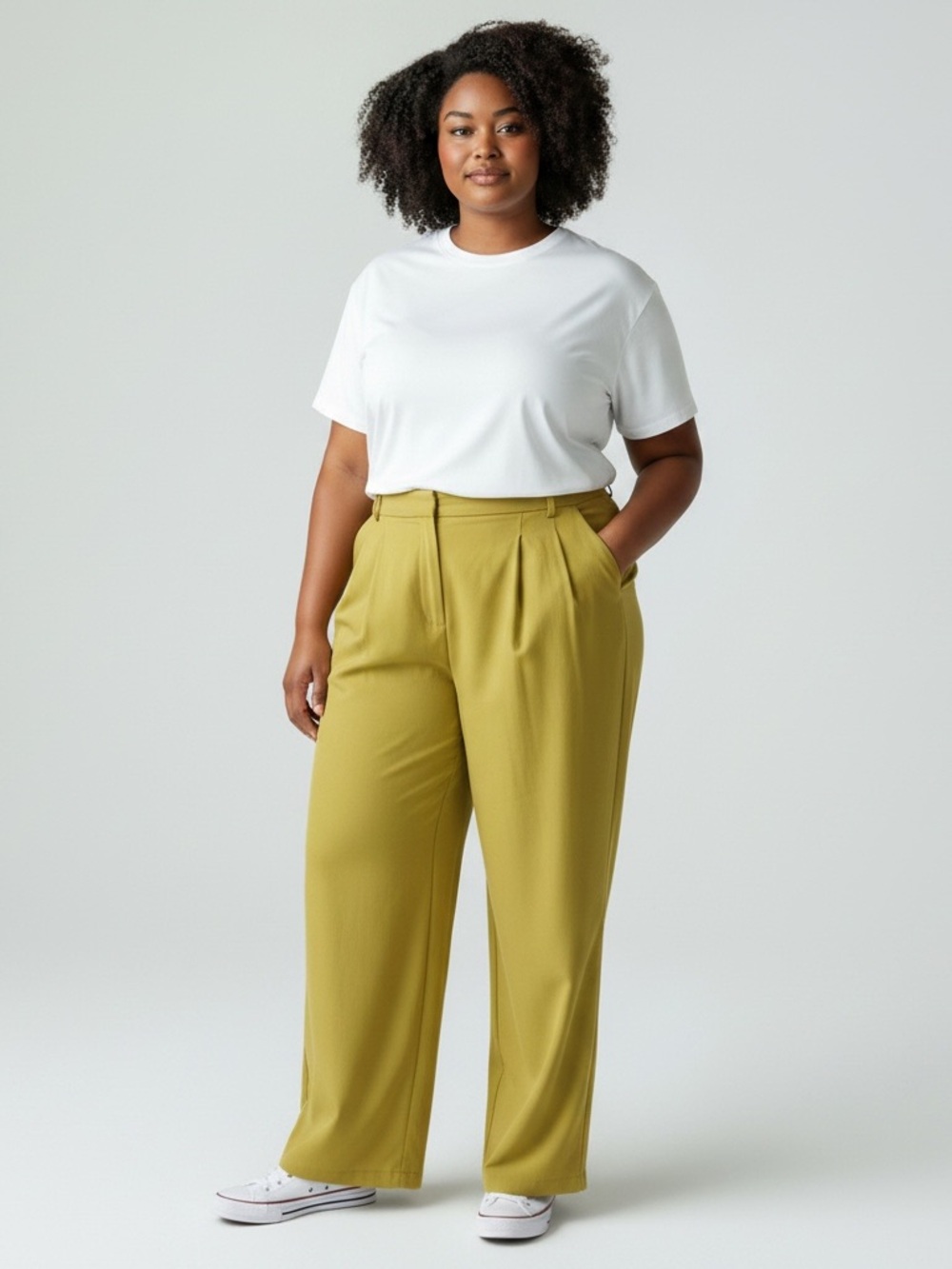 Bright Yellow Tailored Trousers